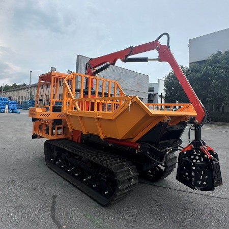 Équipé d'une grue à benne basculante de 5000 XNUMX kg