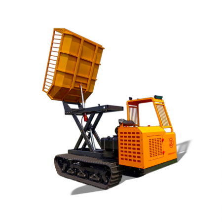 Camion-benne sur chenilles tout-terrain de 5000&nbsp;XNUMX kg